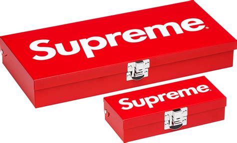 supreme large metal box size|Supreme Metal Storage Box .